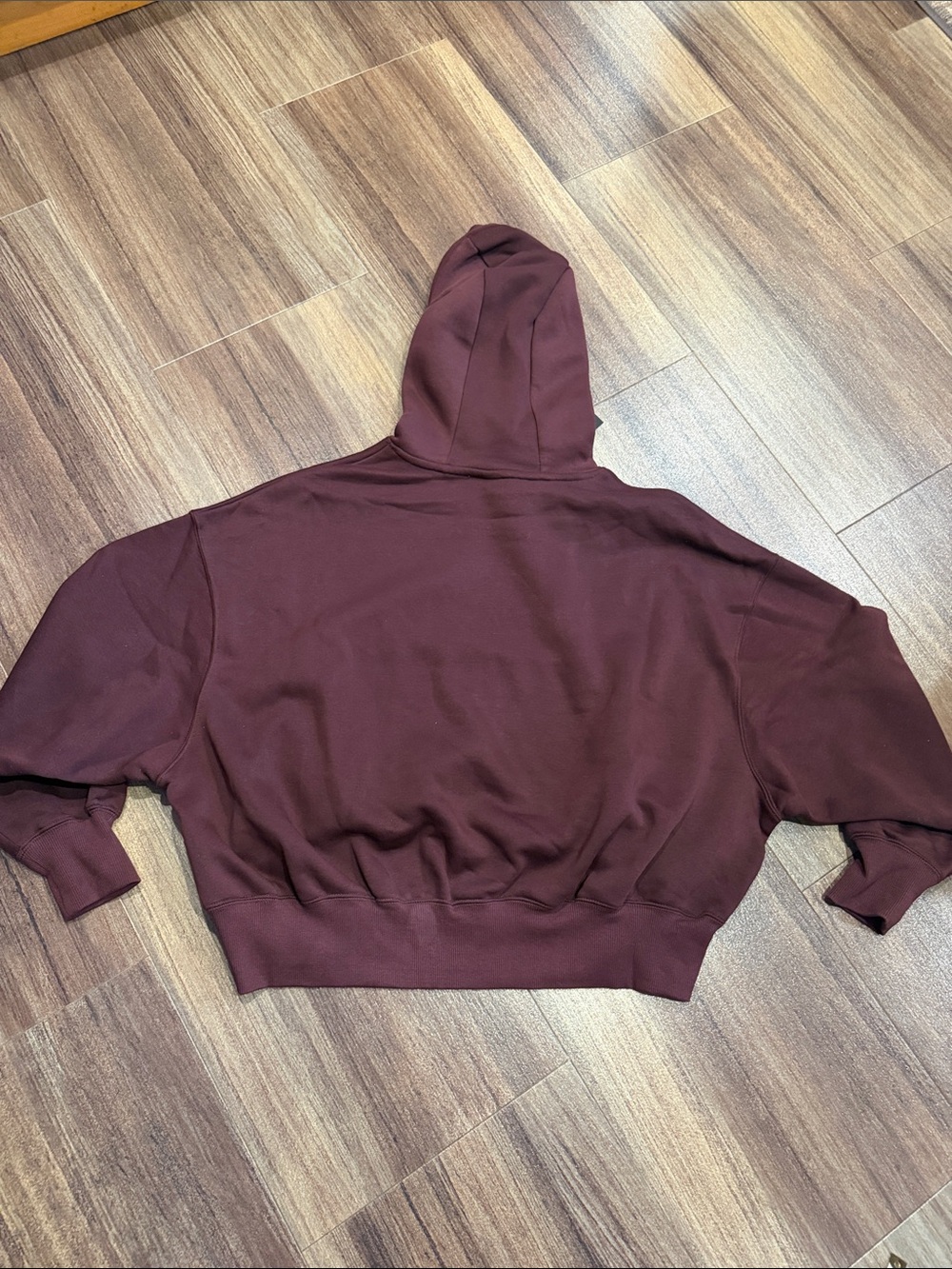 NWT Nike Phoenix Fleece Maroon Hooded Sweatshirt and Joggers Set - Picture 11 of 12